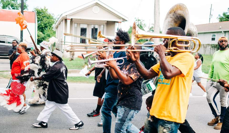 Hurricane Katrina second line parade